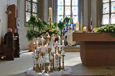 Dankgottesdienst der Kommunionkinder (Foto: Karl-Franz Thiede)